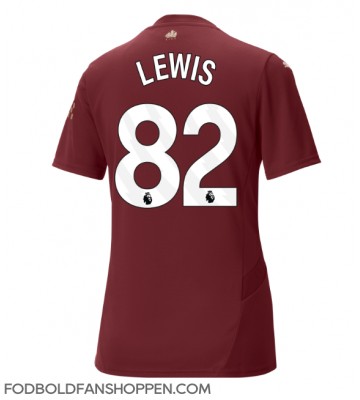 Manchester City Rico Lewis #82 Tredjetrøje Dame 2024-25 Kortærmet